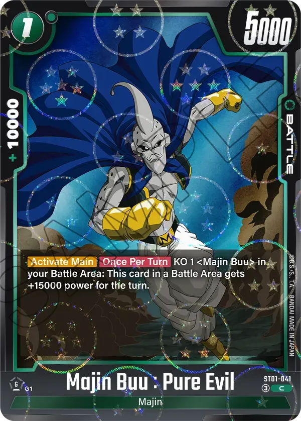 Majin Buu : Pure Evil, Story Booster 01 ST01-041