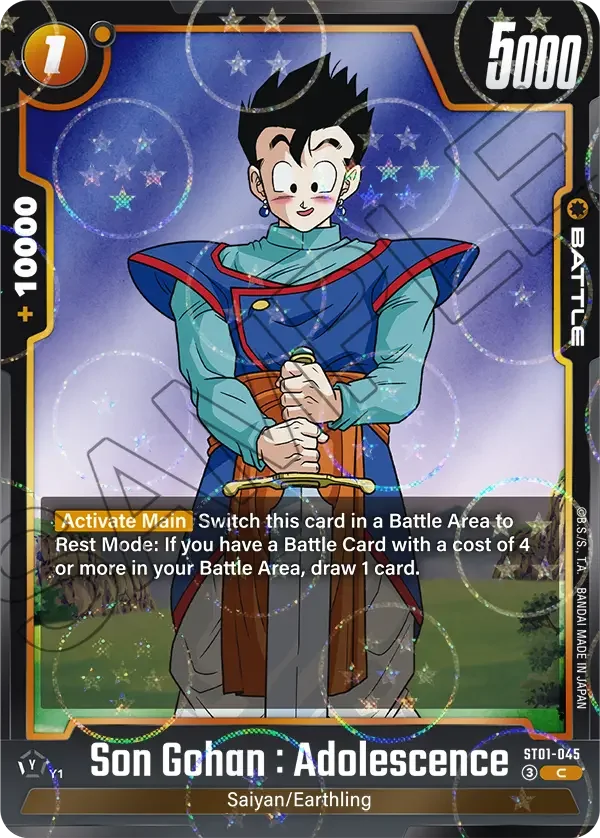 Son Gohan : Adolescence, Story Booster 01 ST01-045