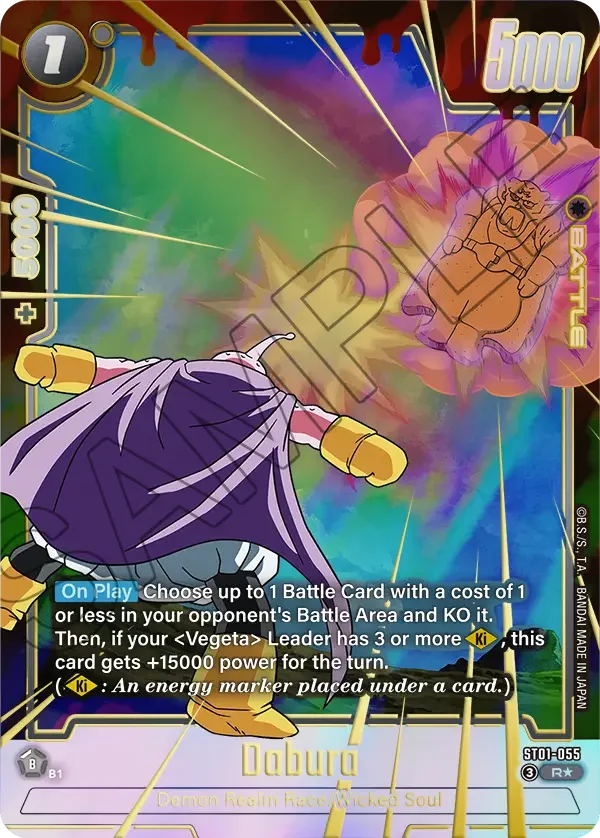Dabura, Story Booster 01 ST01-055