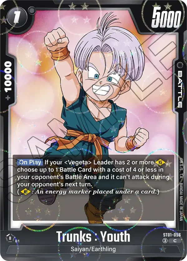 Trunks : Youth, Story Booster 01 ST01-056