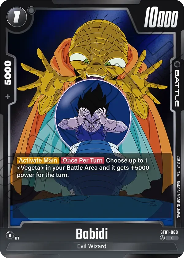 Babidi, Story Booster 01 ST01-060