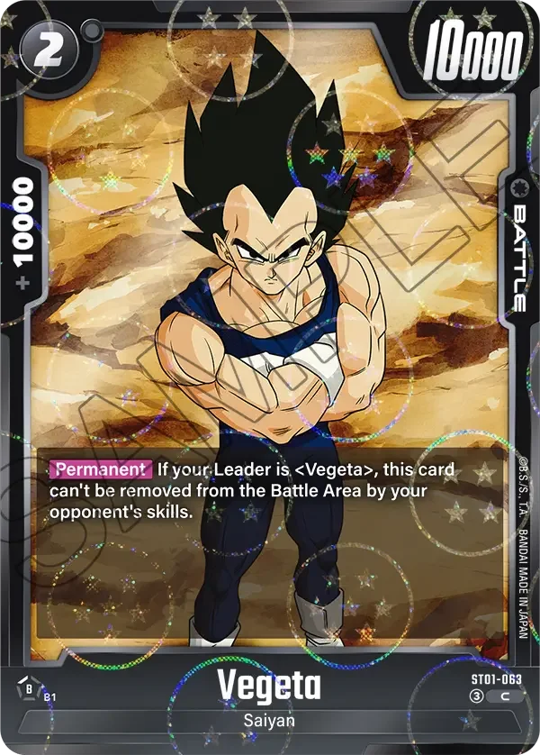 Vegeta, Story Booster 01 ST01-063