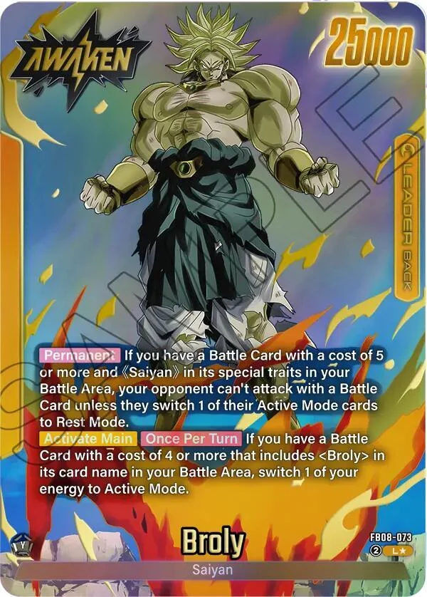 Broly, Story Booster 01 FB08-073