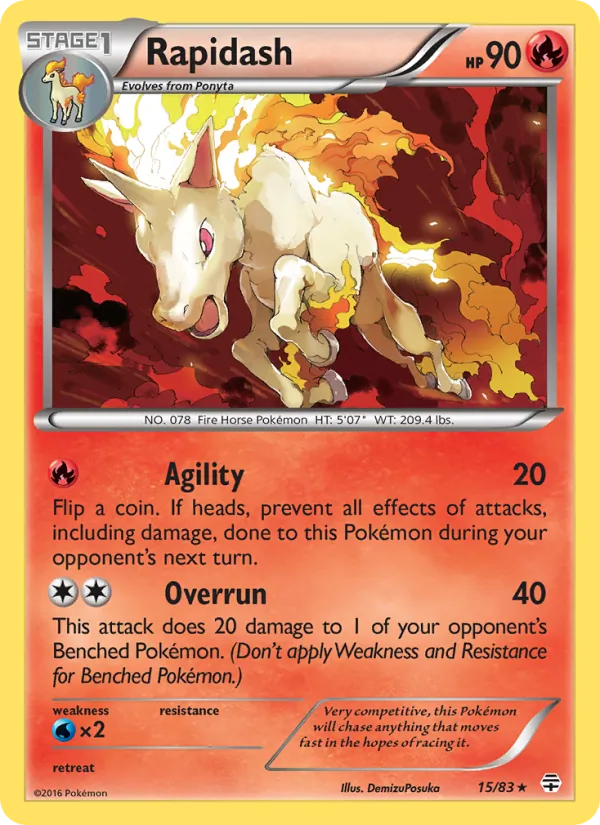 Rapidash #15/83