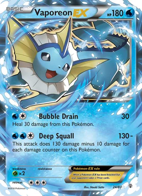 Vaporeon EX #24/83