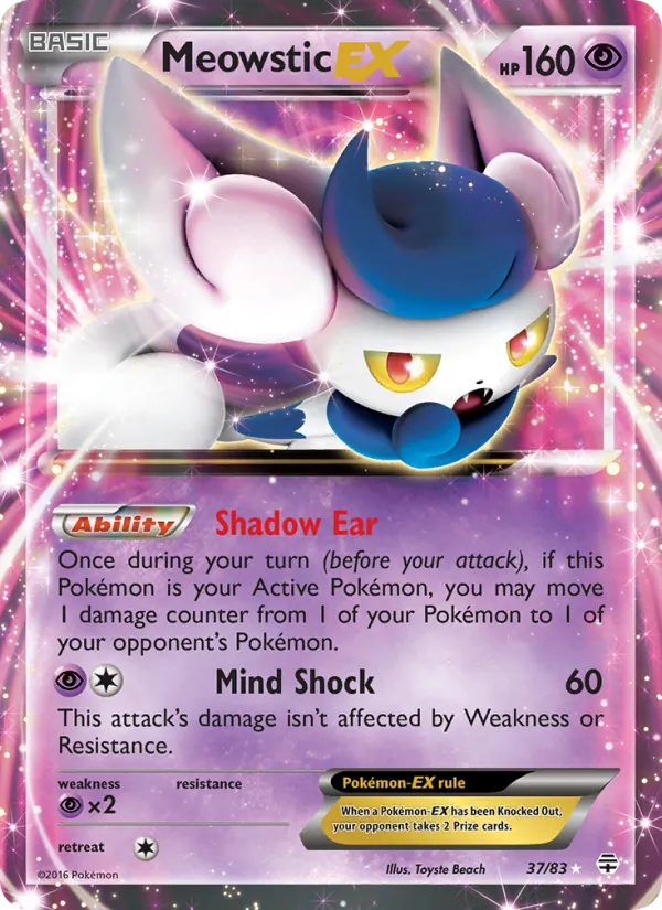 Meowstic EX #37/83
