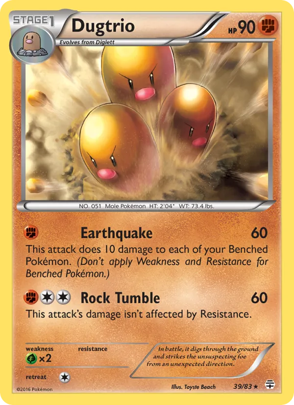 Dugtrio #39/83