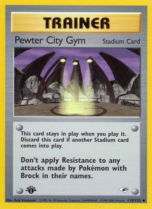 Pewter City Gym, Gym Heroes #115/132