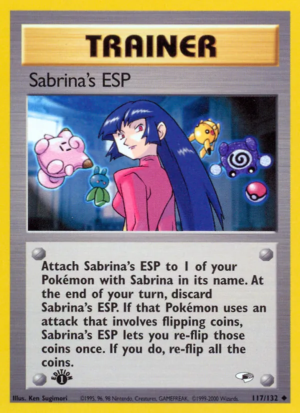 Sabrina's ESP, Gym Heroes #117/132
