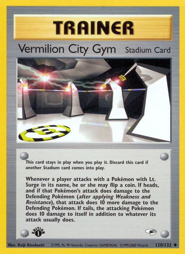 Vermilion City Gym, Gym Heroes #120/132