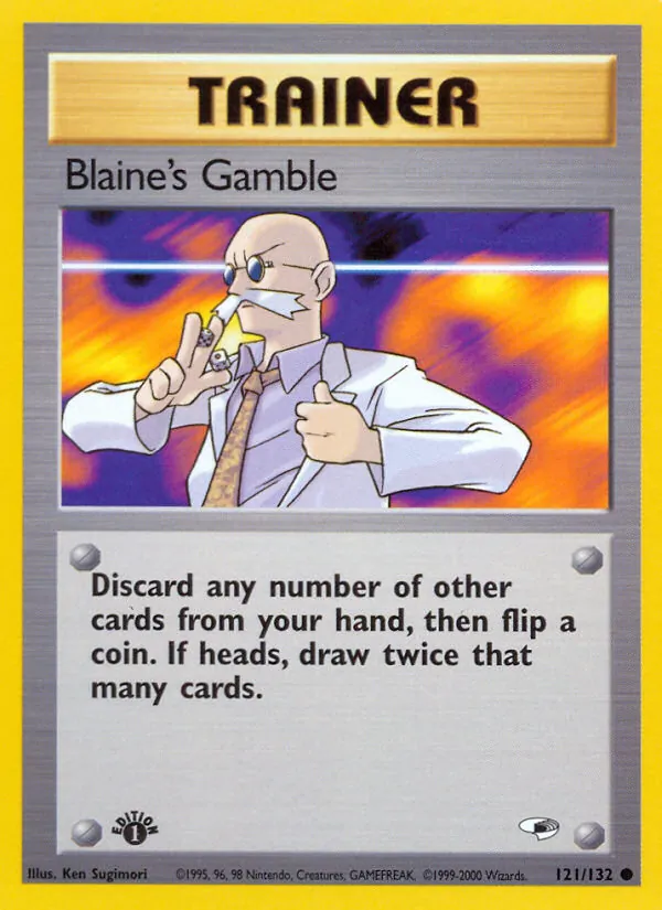 Blaine's Gamble, Gym Heroes #121/132