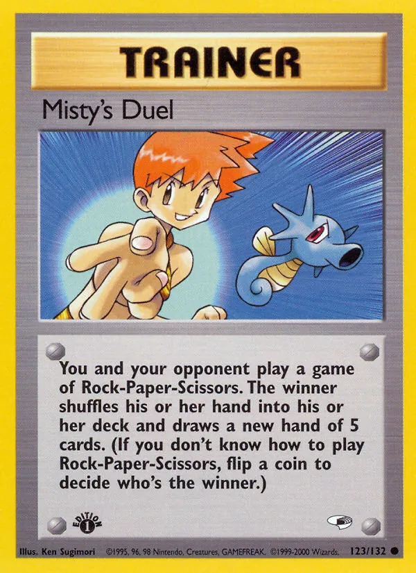 Misty's Duel, Gym Heroes #123/132