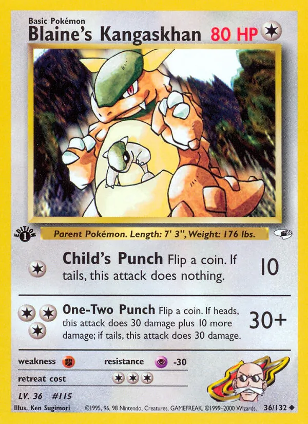 Blaine's Kangaskhan #36/132