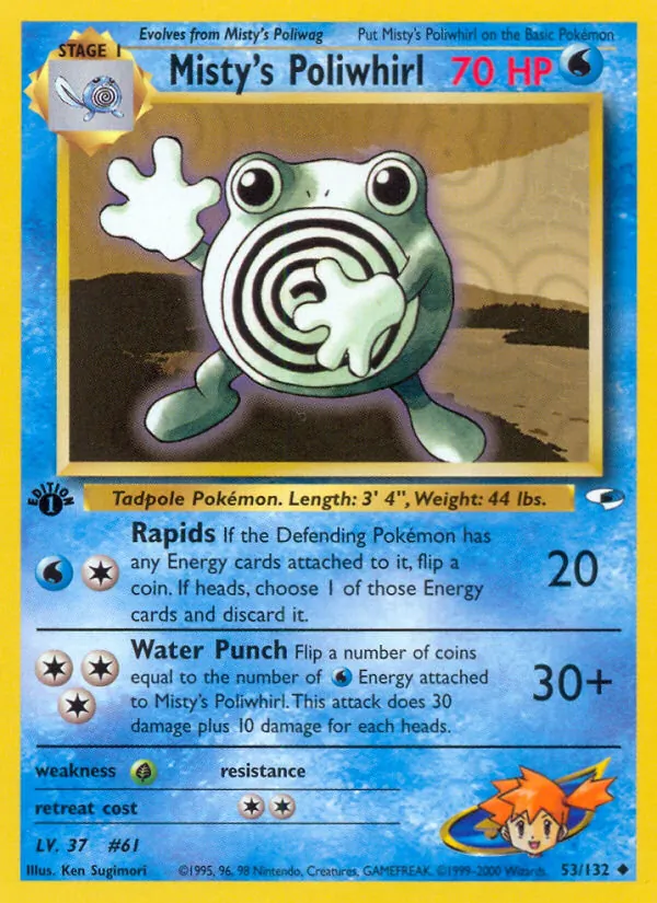 Misty's Poliwhirl #53/132