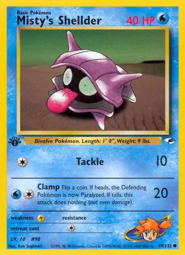 Misty's Shellder #89/132