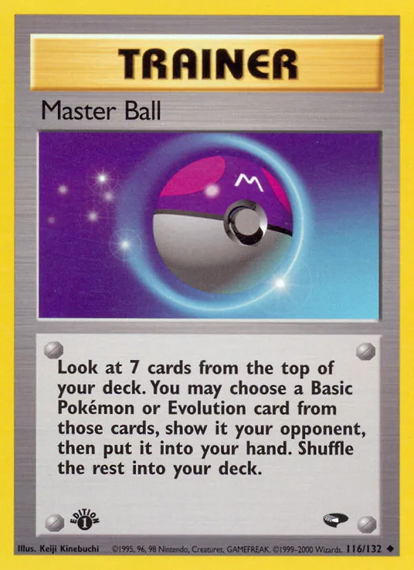 Master Ball, Gym Challenge #116/132