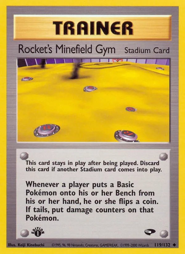 Rocket's Minefield Gym, Gym Challenge #119/132