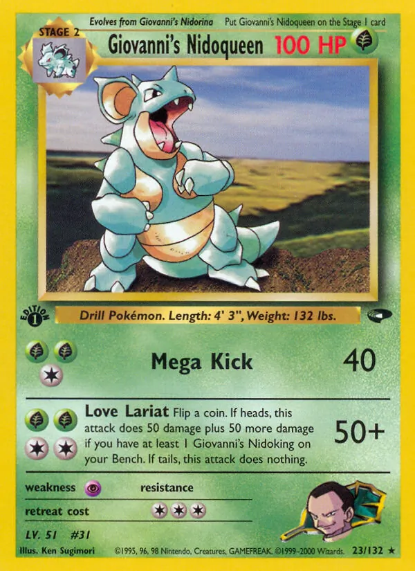Giovanni's Nidoqueen #23/132