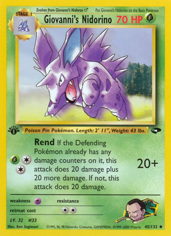 Giovanni's Nidorino #45/132