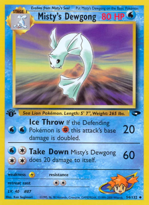 Misty's Dewgong #54/132
