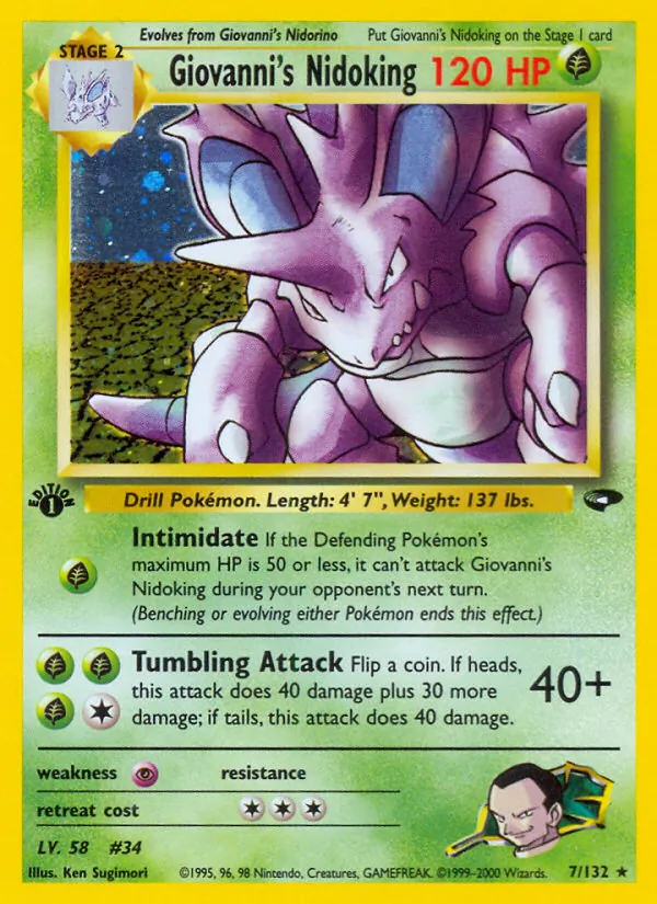 Giovanni's Nidoking #7/132