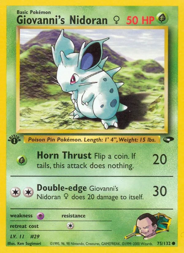 Giovanni's Nidoran♀ #75/132