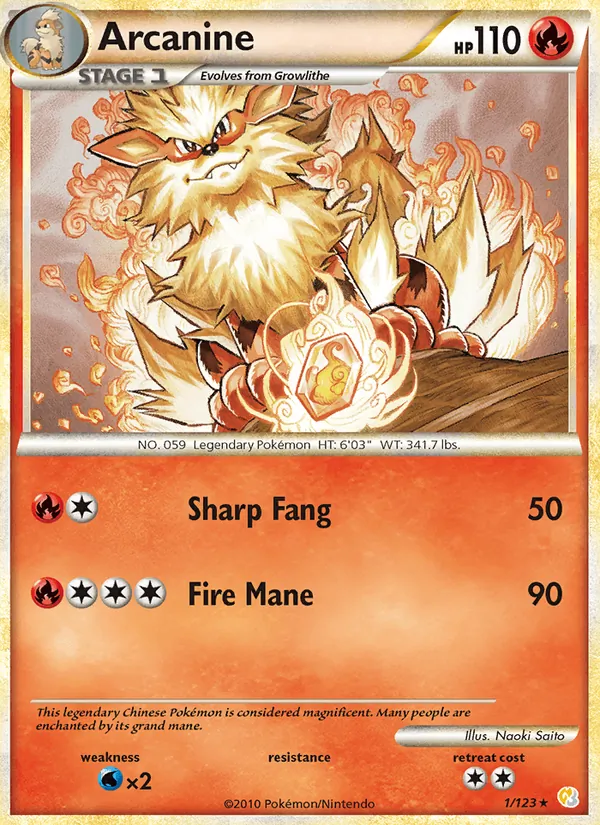 Arcanine #1/123