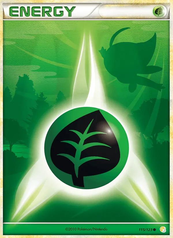 Grass Energy, HeartGold SoulSilver #115/123