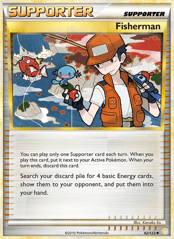 Fisherman, HeartGold SoulSilver #92/123