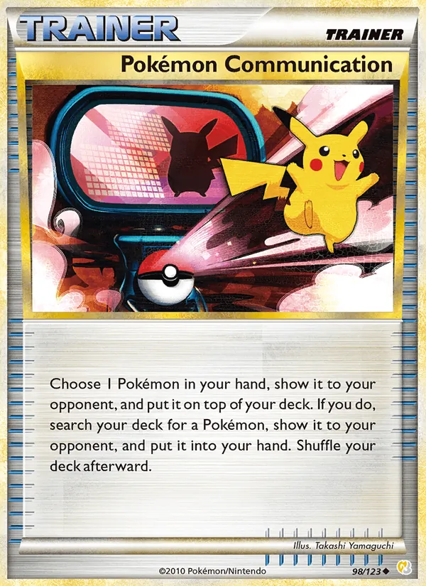 Pokémon Communication, HeartGold SoulSilver #98/123