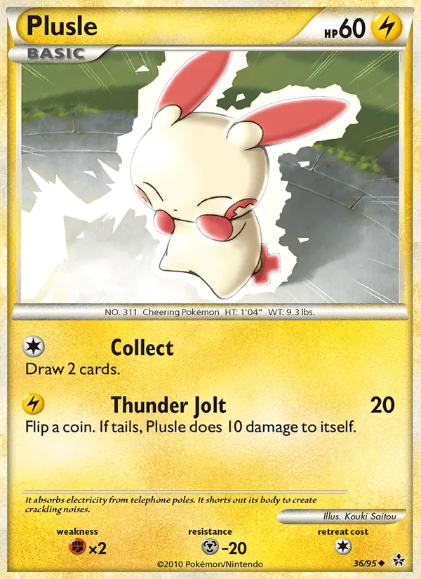 Plusle #36/95