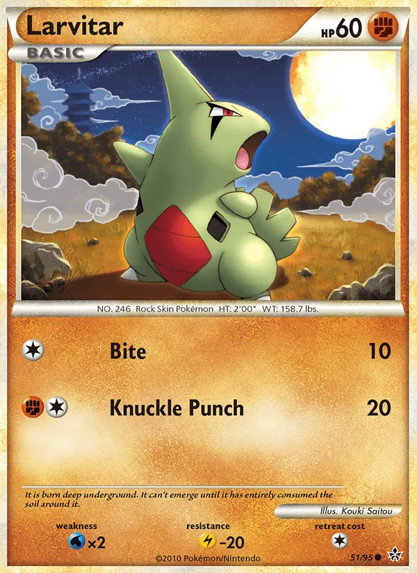 Larvitar #51/95