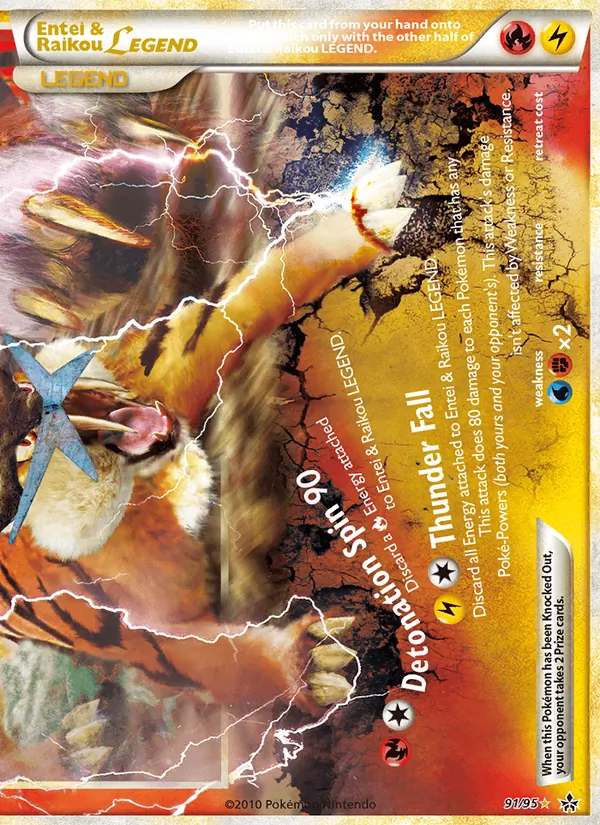Entei & Raikou LEGEND #91/95