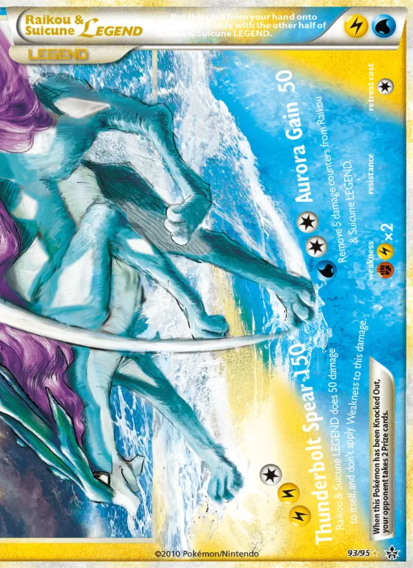 Raikou & Suicune LEGEND #93/95