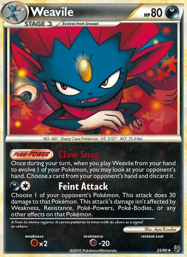 Weavile #25/90