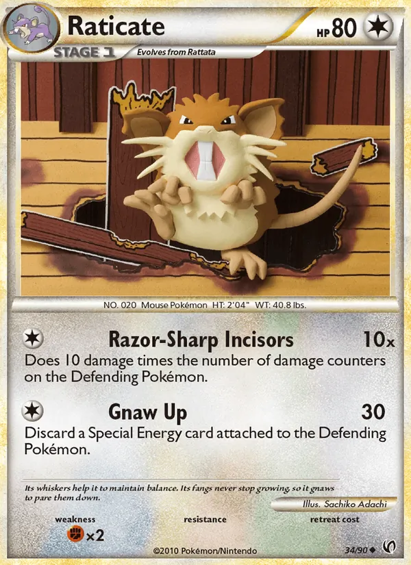 Raticate #34/90