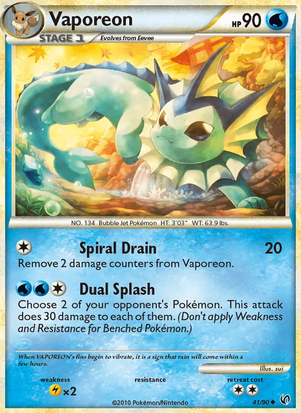 Vaporeon #41/90