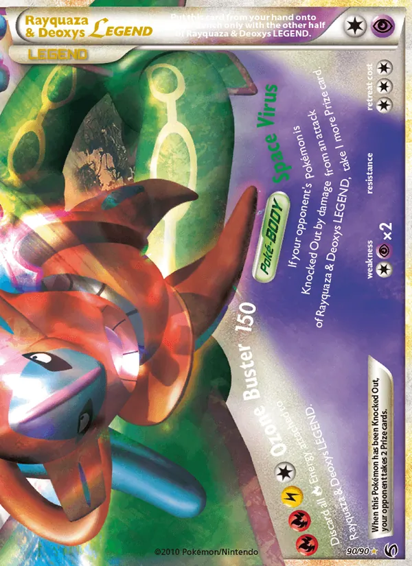 Rayquaza & Deoxys LEGEND #90/90