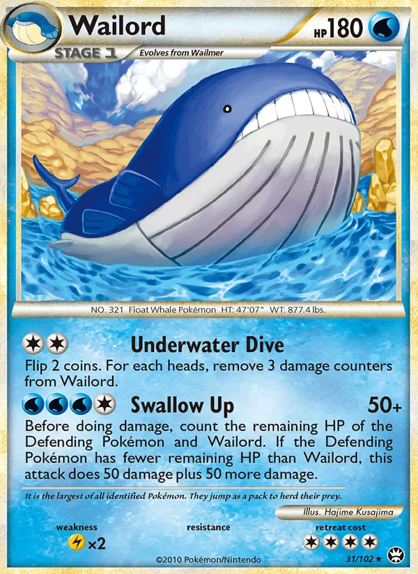 Wailord #31/102