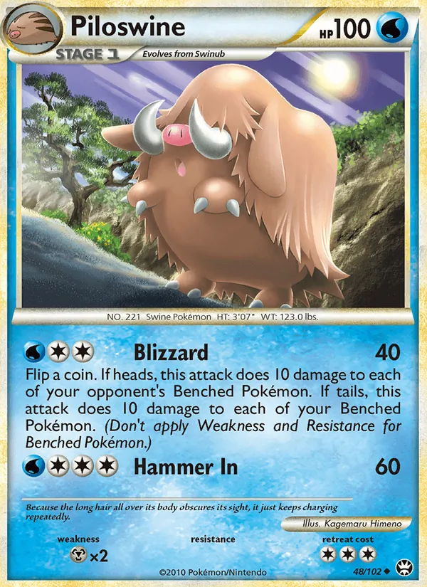 Piloswine #48/102