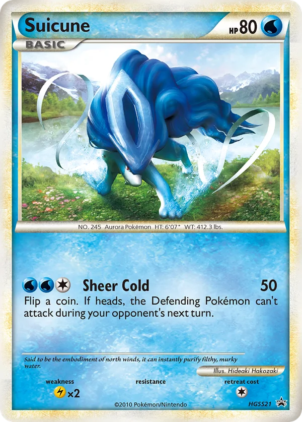 Suicune #HGSS21/25