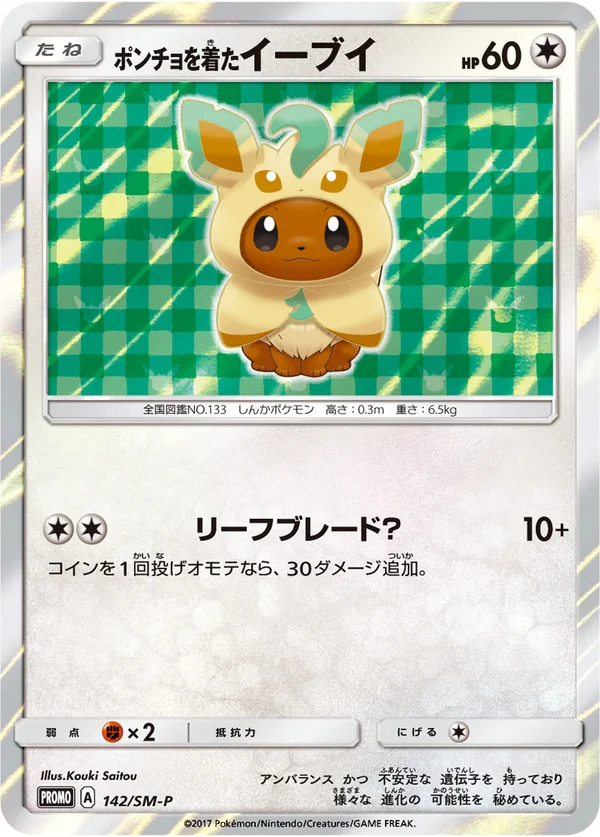 Poncho-wearing Eevee #142