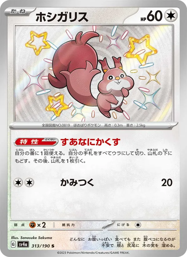 ホシガリス #313/190