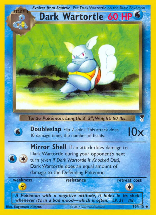 Dark Wartortle #39/110