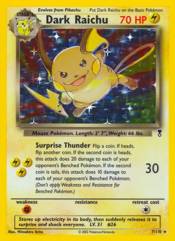 Dark Raichu #7/110