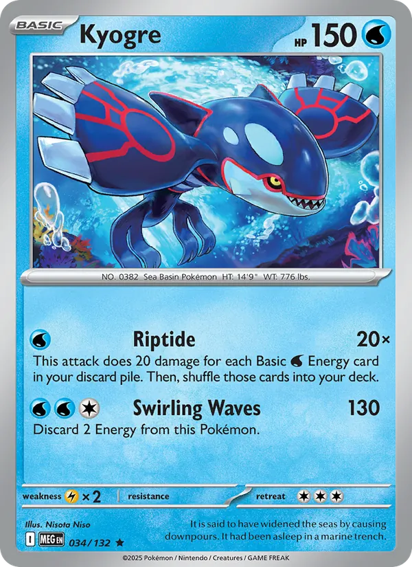 Kyogre #34/132