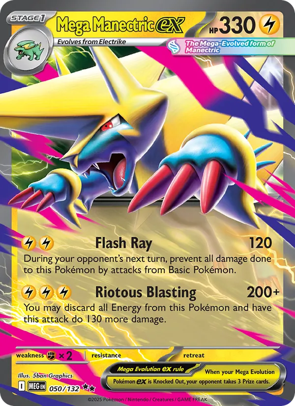 Mega Manectric ex #50/132