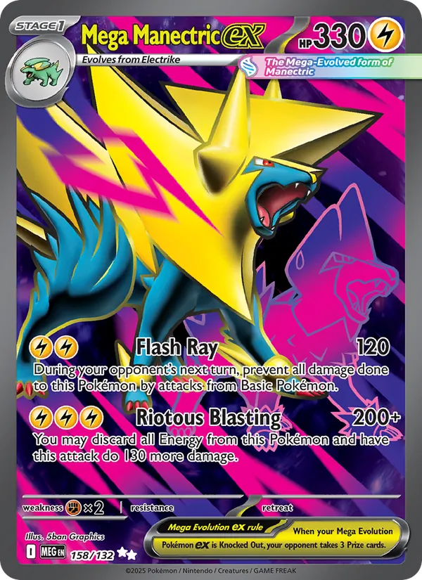 Mega Manectric ex #158/132