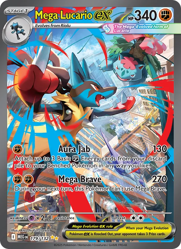 Mega Lucario ex #179/132