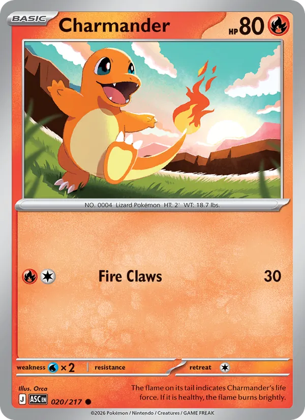 Charmander #20/217